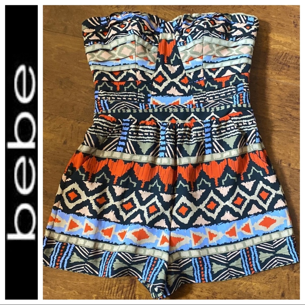 Bebe Tiger Princess Aztec Romper